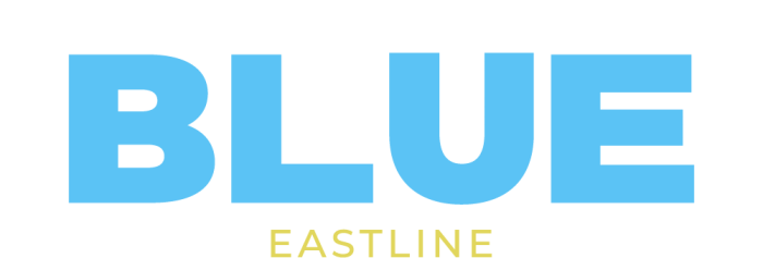 blue fastline logo at The Blue at Eastline