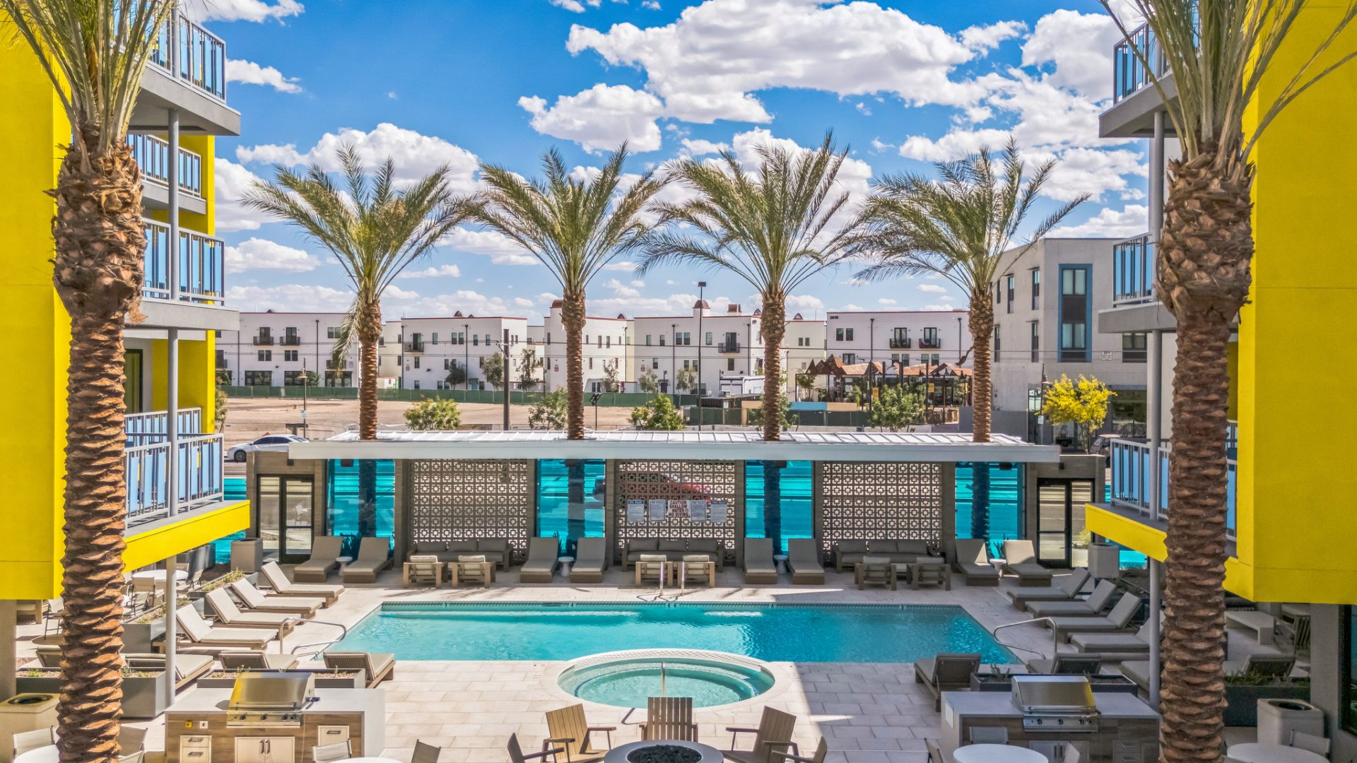 the pool at The Blue Eastline